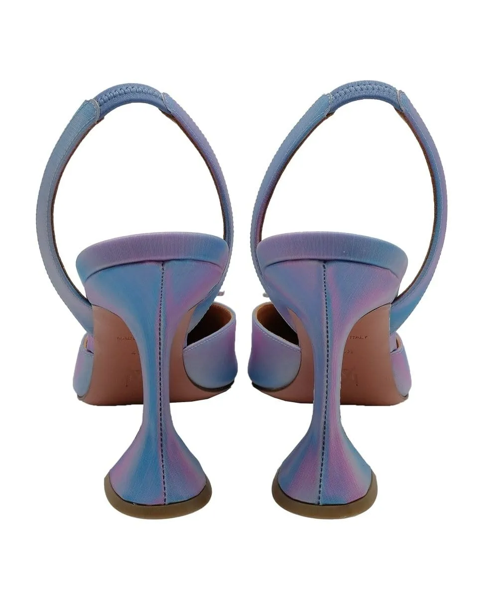 Amina Muaddi Begum Ombre Crystal slingback Pumps size 40.5 RJC2900
