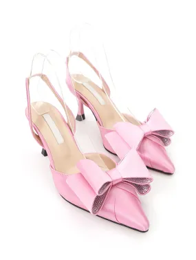 AR-3256  Ribbon Slingback High heels