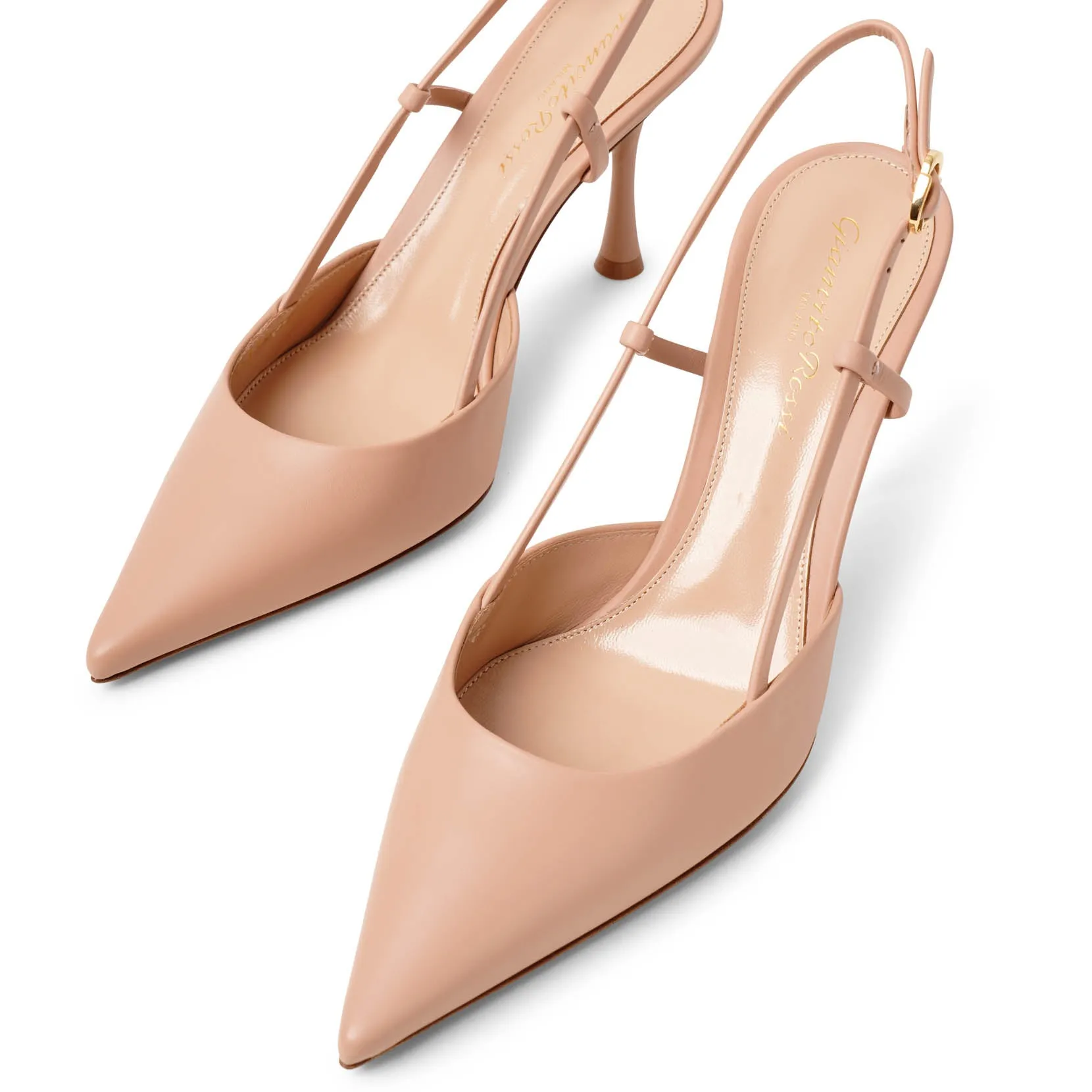 Ascent beige leather pumps