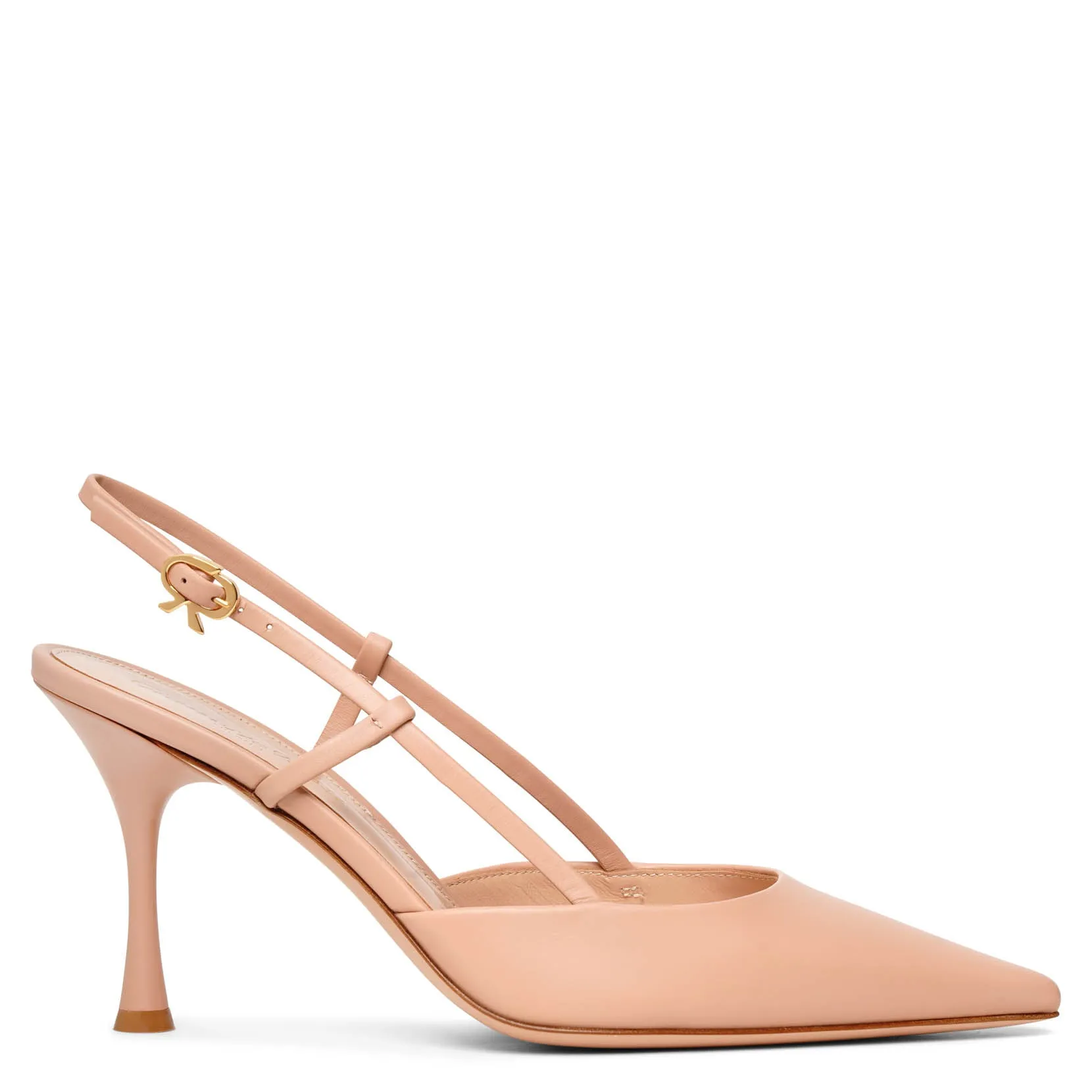 Ascent beige leather pumps