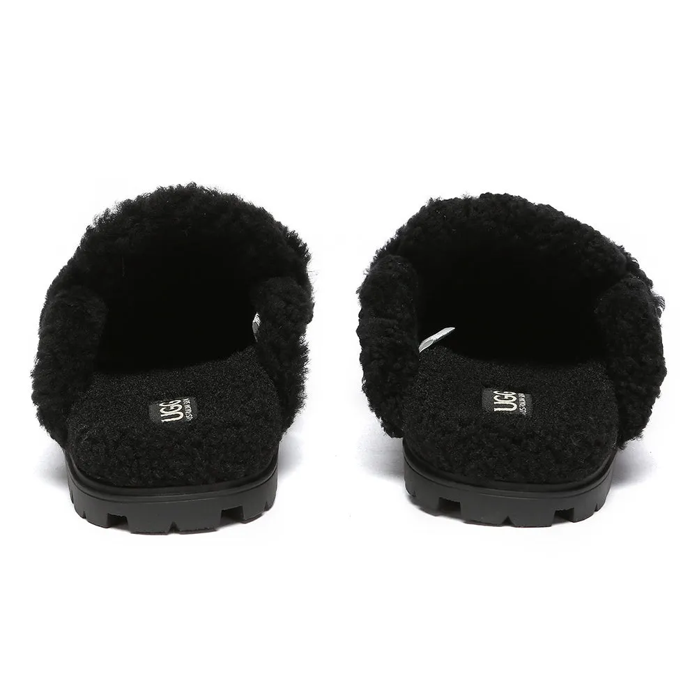 AUSTRALIAN SHEPHERD® UGG Slippers Sheepskin Wool Shearling Lined Remi #AS2054