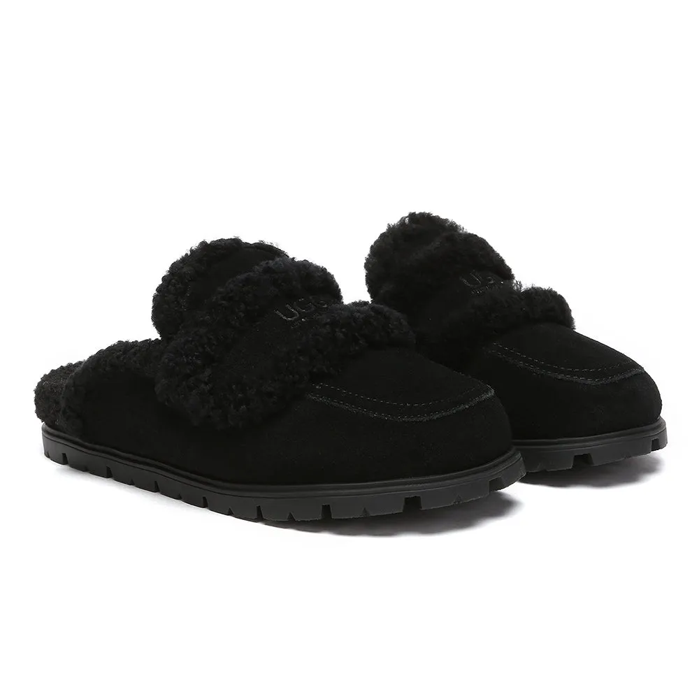 AUSTRALIAN SHEPHERD® UGG Slippers Sheepskin Wool Shearling Lined Remi #AS2054