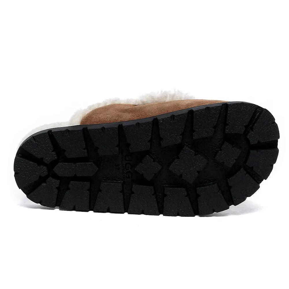 AUSTRALIAN SHEPHERD® UGG Slippers Sheepskin Wool Shearling Lined Remi #AS2054