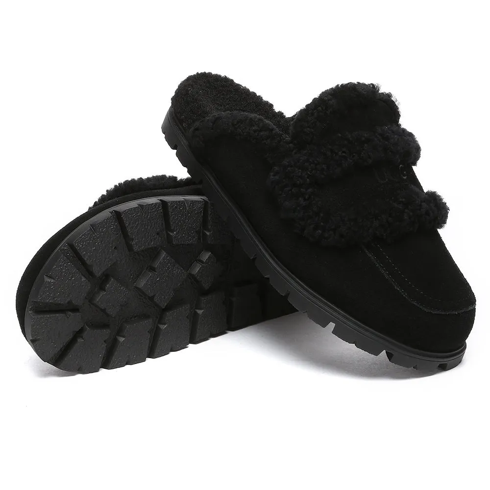 AUSTRALIAN SHEPHERD® UGG Slippers Sheepskin Wool Shearling Lined Remi #AS2054