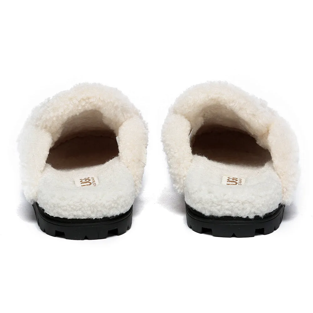 AUSTRALIAN SHEPHERD® UGG Slippers Sheepskin Wool Shearling Lined Remi #AS2054