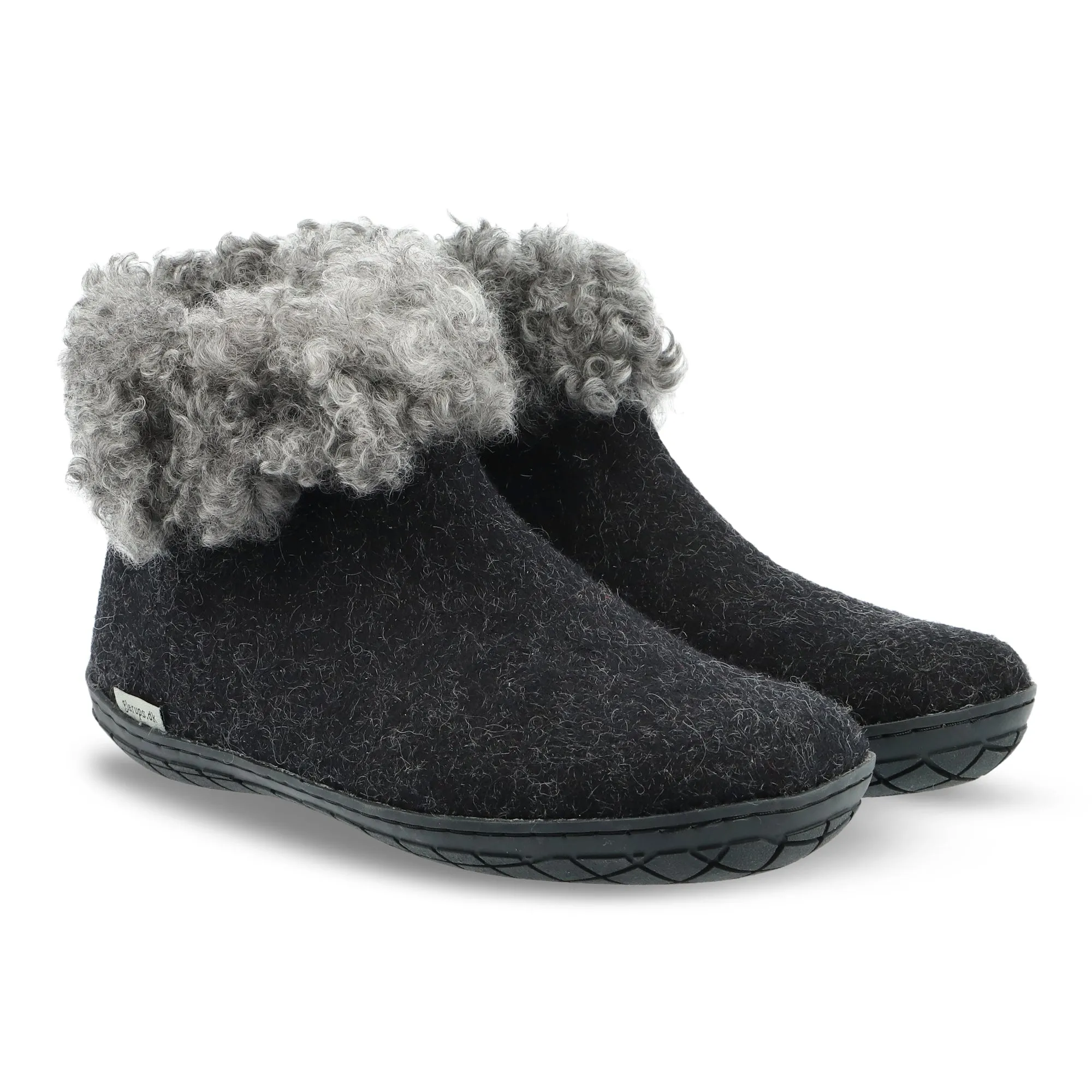 Boot with wool shaft - Limited edition - Charcoal