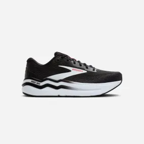 Brooks Ghost Max 2 Black White Fiery Red