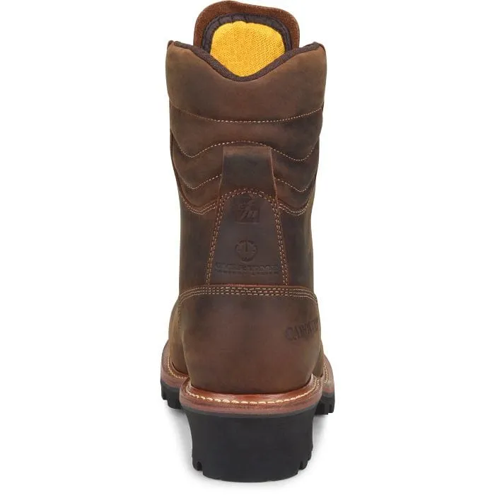 Carolina Men's Hemlock Brown Waterproof Composite Toe Logger Boots CA9854