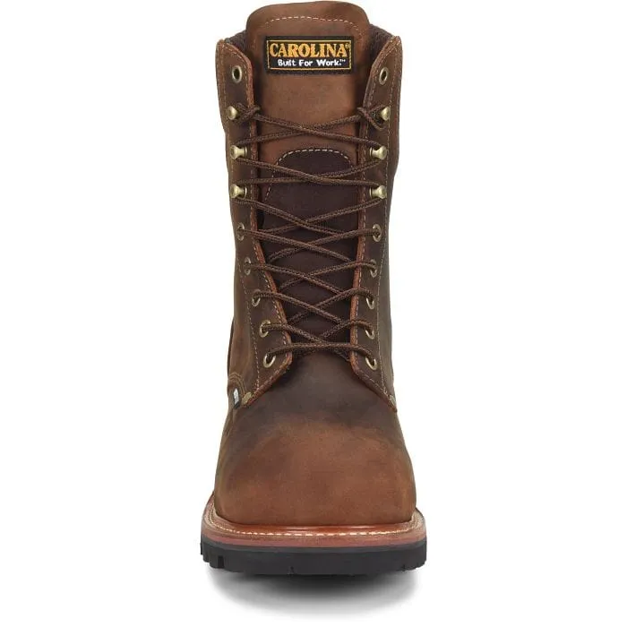 Carolina Men's Hemlock Brown Waterproof Composite Toe Logger Boots CA9854