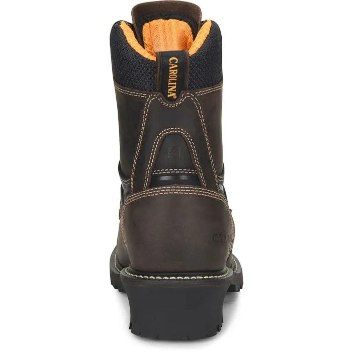 Carolina Men's Timber Brown Waterproof Composite Toe Logger Boots CA6921