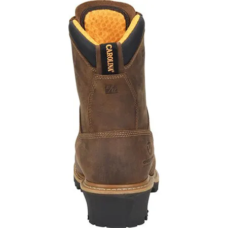 CAROLINA POPLAR COMPOSITE TOE INSULATED LOGGER BROWN - MENS