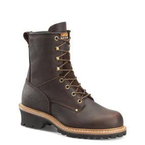 Carolina Women's Elm Dark Brown Round Toe Work Boots CA421
