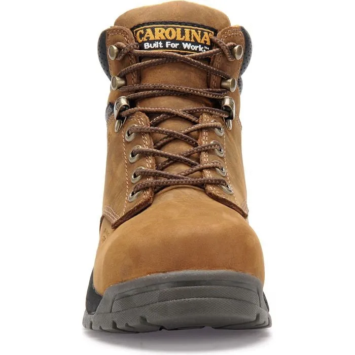 Carolina Women's Raleigh 6" Comp Toe Waterproof Slip Resist Work Boot -Brown- CA1620