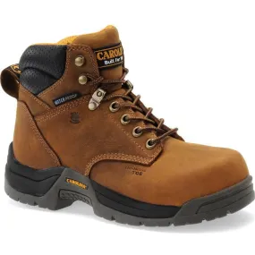 Carolina Women's Raleigh 6" Comp Toe Waterproof Slip Resist Work Boot -Brown- CA1620