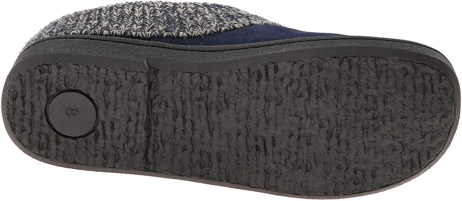 Clarks Women's Knit Scuff Leather Slipper Mules