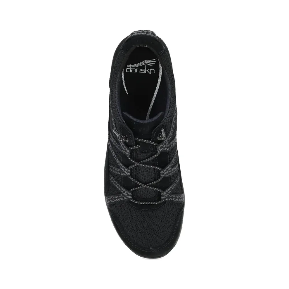 Dansko Women's Harlyn  Slip On Sneaker in Black/Black