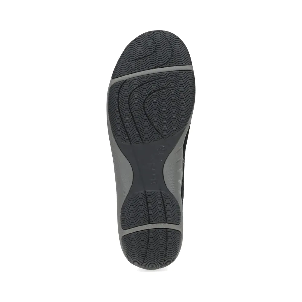 Dansko Women's Harlyn  Slip On Sneaker in Black/Black