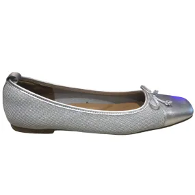 ERIC JAVITS NEW YORK BALLET SILVER FLATS SIZE 9.5