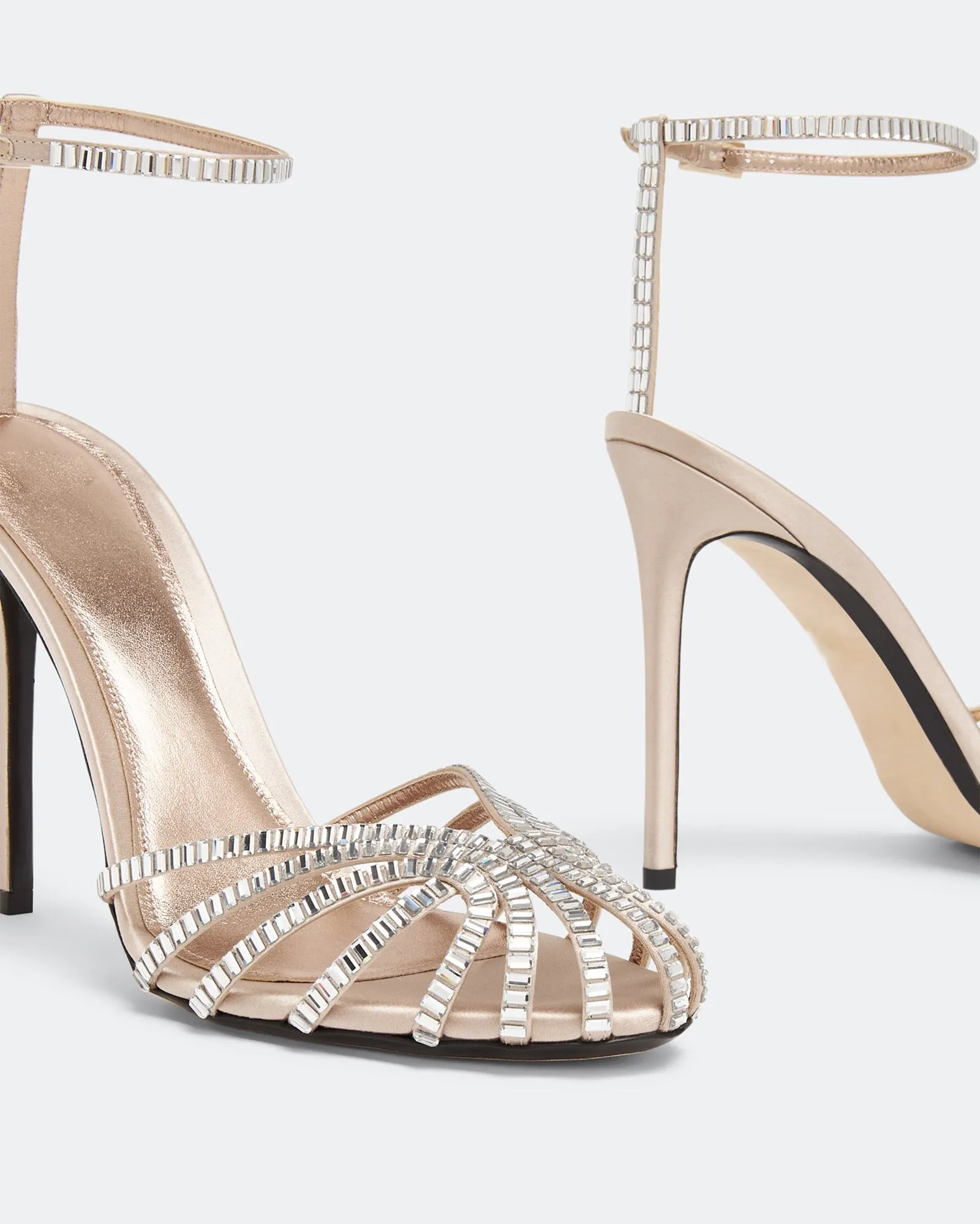 Giannina Rhinestone Woven Sandals