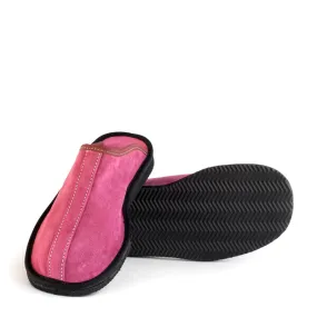 Groundcover Slip-On Wool Slipper - Pink