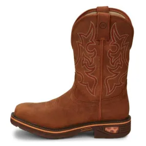 JUSTIN MEN'S RESISTOR NANO COMPOSITE TOE WORK BOOT - CR4016
