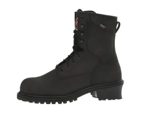 Men's Irish Setter Mesabi 8" Waterproof Steel-Toe Logger Work Boot EH (Wide)
