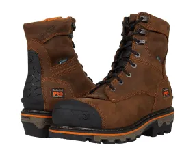 Men's Timberland PRO Boondock HD Logger 8" Composite Safety Toe Insulated Waterproof