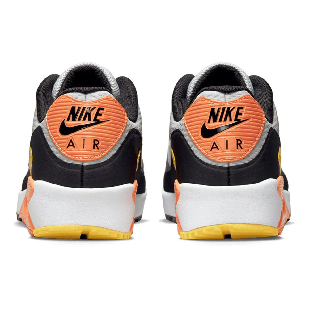 Nike Air Max 90 G Waterproof Spikeless Shoes - Smoke Grey/Black/Orange