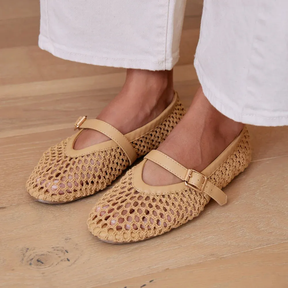 Nolita Natural Mary Jane Flats