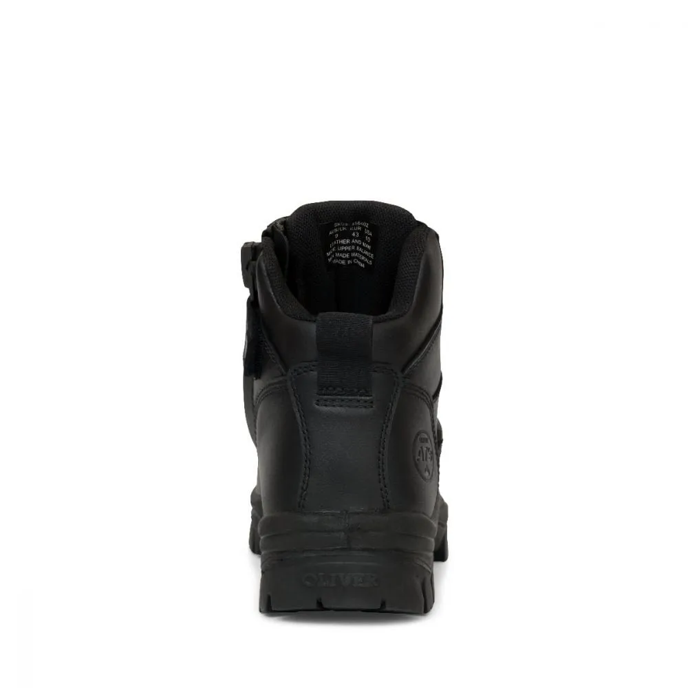 Oliver Zip 130mm Black Composite Safety Toe Hiker Boot - 45-640Z