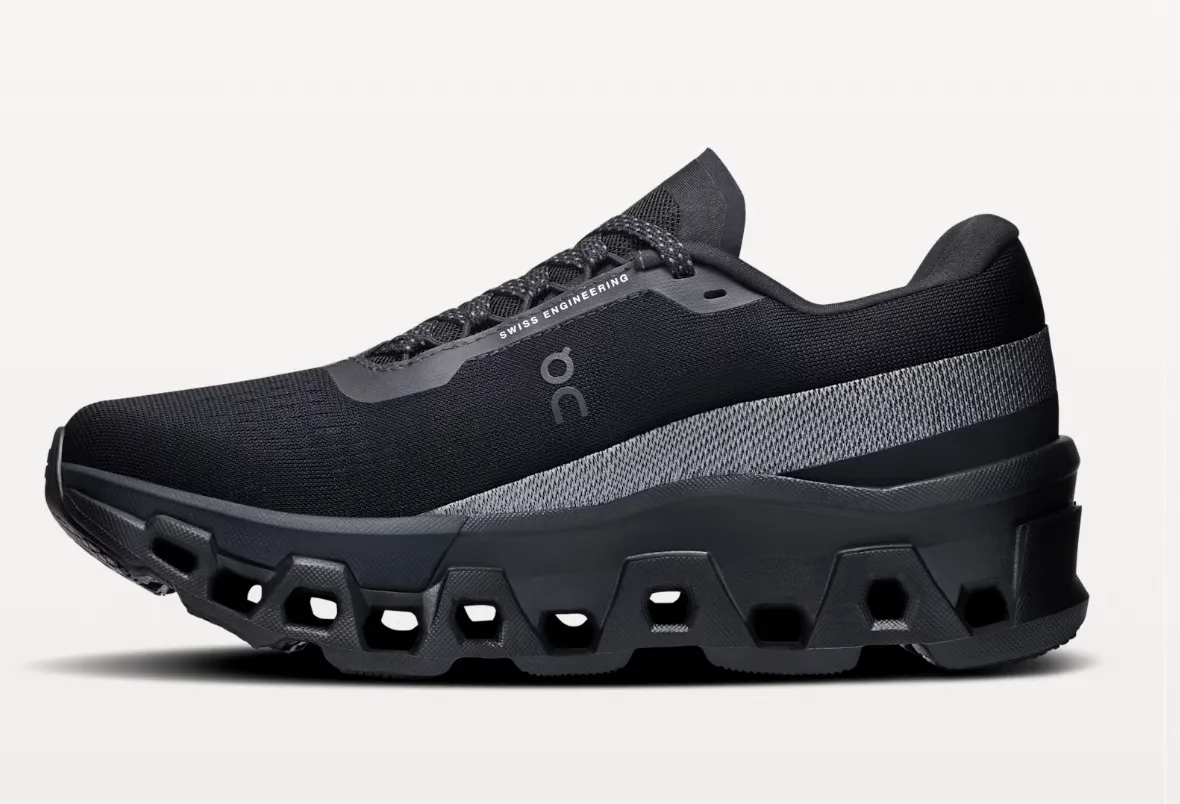 On Running Cloudmonster 2 Women's Sneaker- Black/ Eclipse