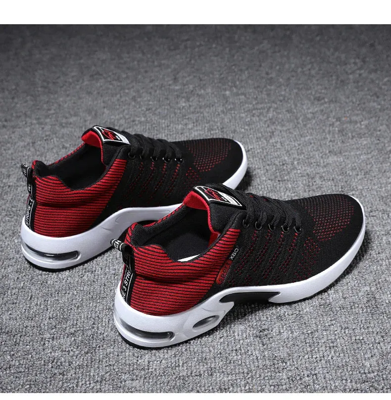 Professional White Running Shoes – Lightweight Designer Mesh Sneakers