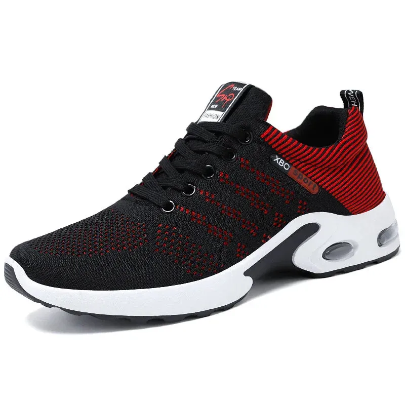 Professional White Running Shoes – Lightweight Designer Mesh Sneakers