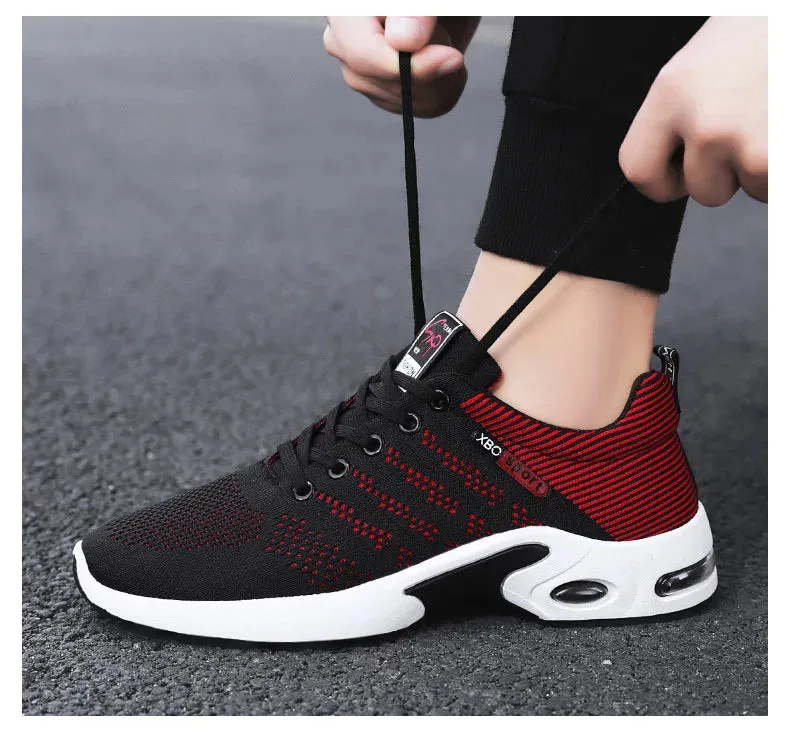 Professional White Running Shoes – Lightweight Designer Mesh Sneakers