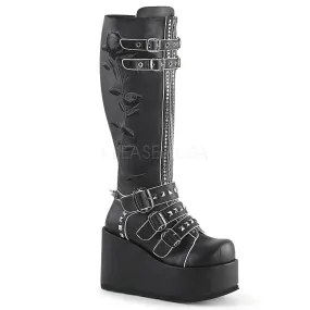 Romantic Goth Knee High Platform Boots