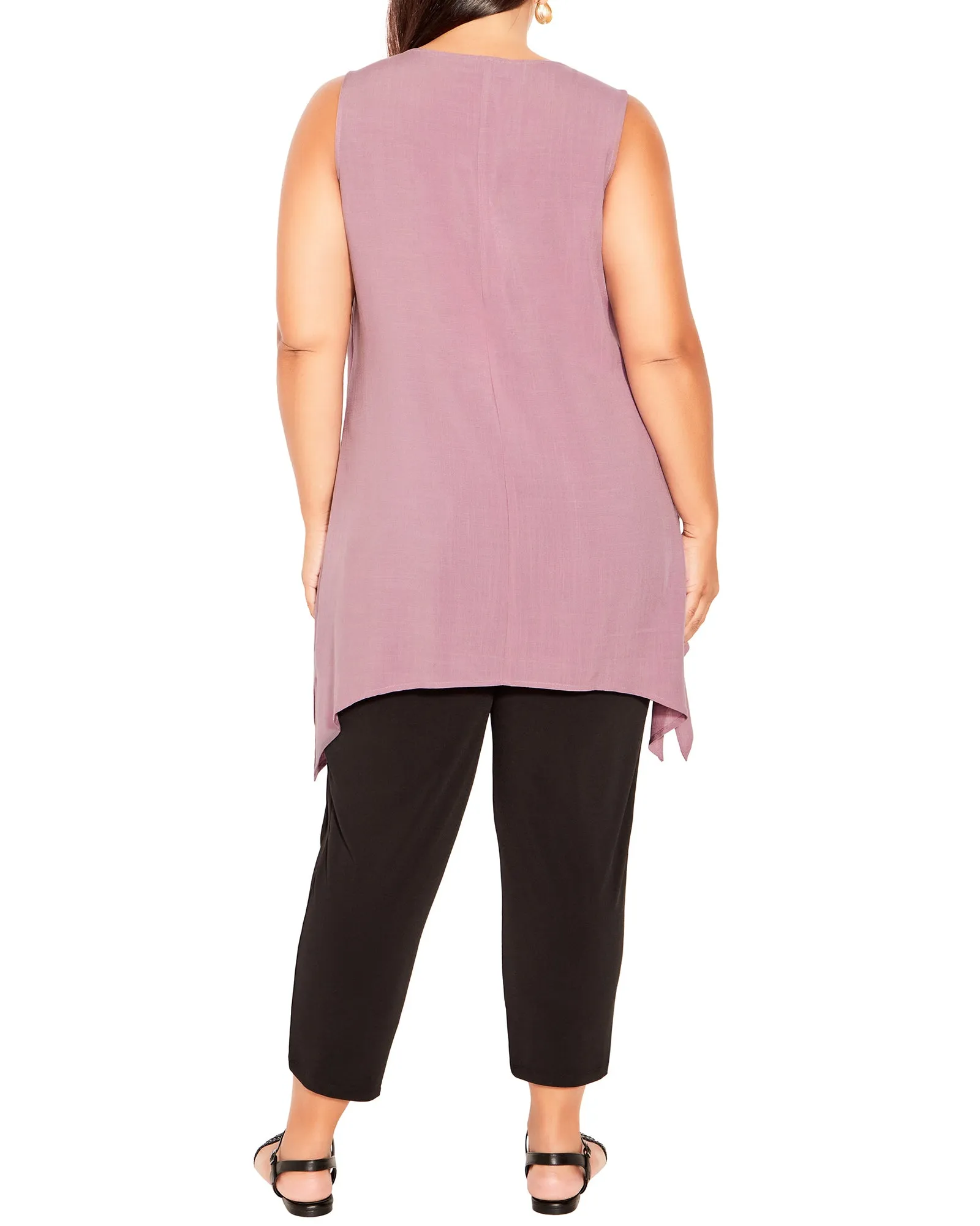 Selena Weekend Layered Tunic | Mauve