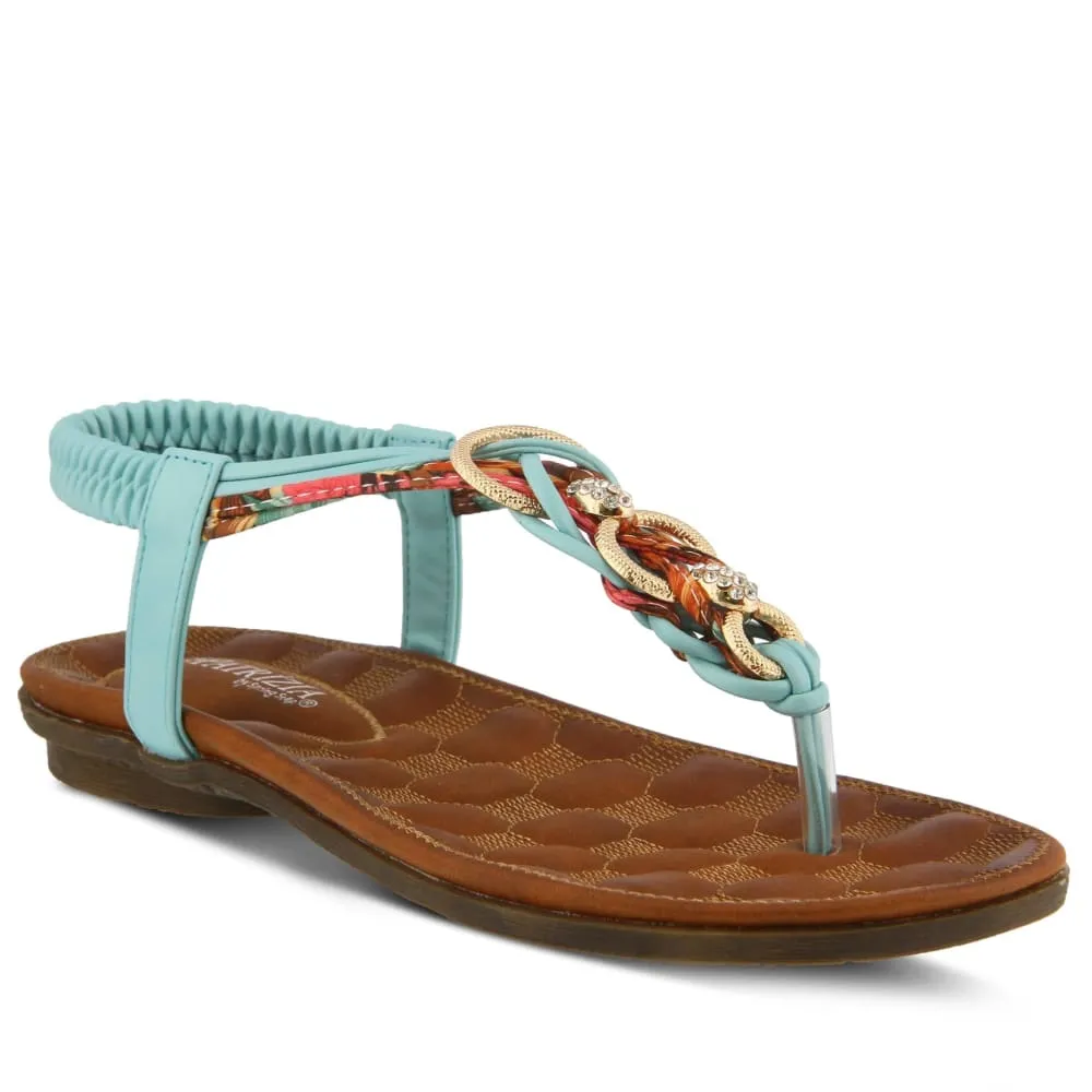Spring Step Shoes Patrizia Gadelina T-Strap Sandals