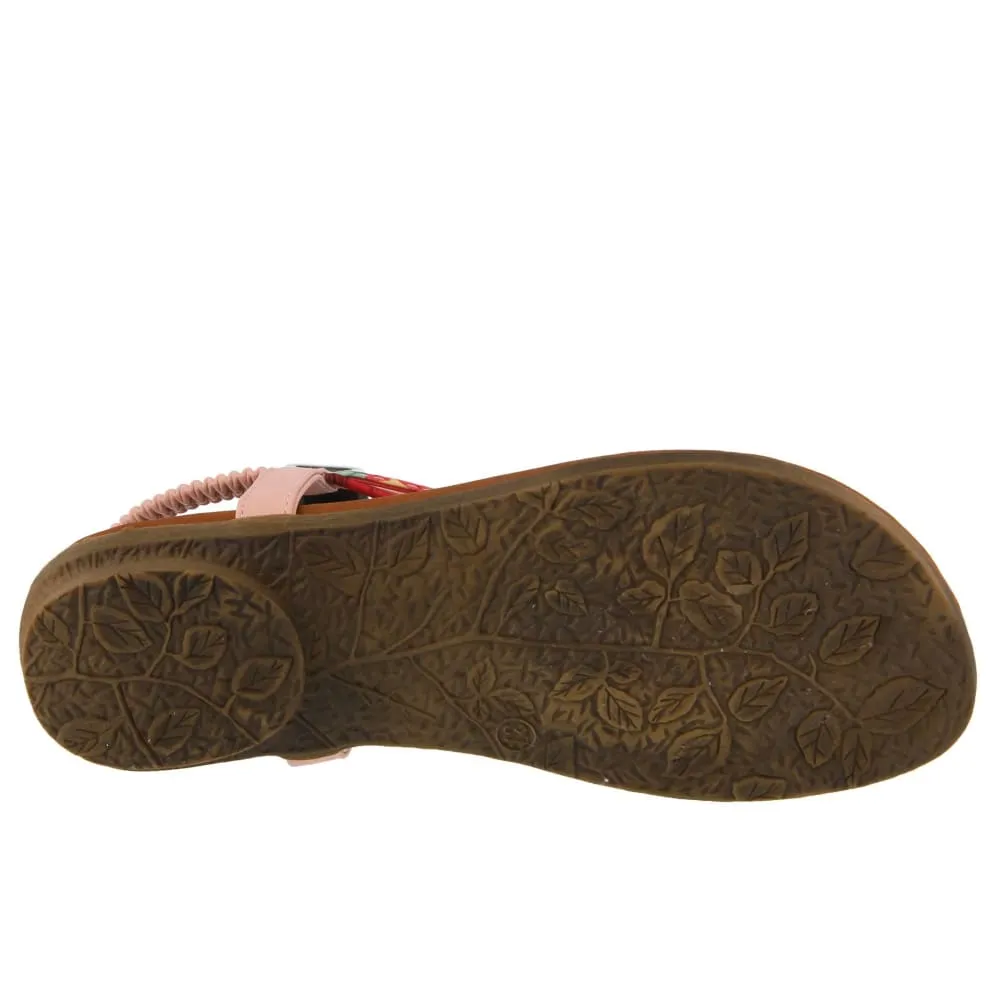 Spring Step Shoes Patrizia Gadelina T-Strap Sandals