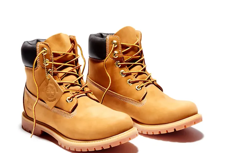 .Timberland 6-Inch Premium Waterproof Boots - Wheat Nubuck - (TB010061) - HON - R2L17